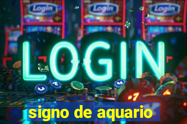 signo de aquario